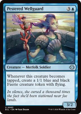 Magic: The Gathering - Lorwyn Eclipsed - Pestered Wellguard - Normal - Anime Card Craze