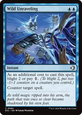 Magic: The Gathering - Lorwyn Eclipsed - Wild Unraveling - Normal - Anime Card Craze