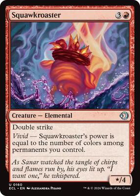 Magic: The Gathering - Lorwyn Eclipsed - Squawkroaster - Normal - Anime Card Craze