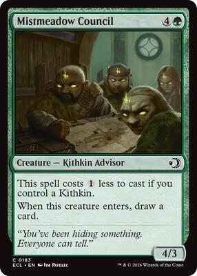 Magic: The Gathering - Lorwyn Eclipsed - Mistmeadow Council - Normal - Anime Card Craze