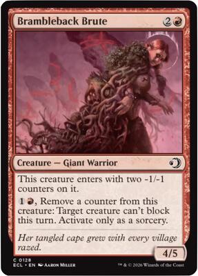 Magic: The Gathering - Lorwyn Eclipsed - Brambleback Brute - Normal - Anime Card Craze