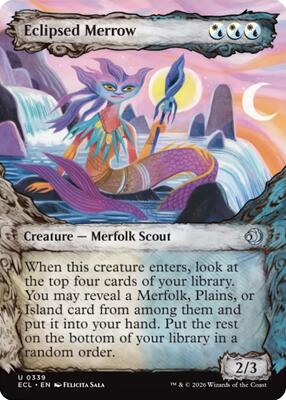 Magic: The Gathering - Lorwyn Eclipsed - Eclipsed Merrow (Showcase) - Normal - Anime Card Craze