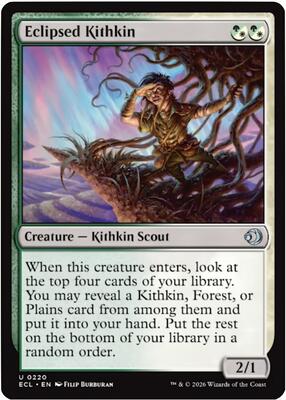 Magic: The Gathering - Lorwyn Eclipsed - Eclipsed Kithkin - Normal - Anime Card Craze