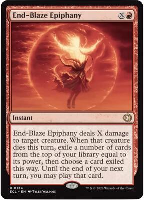 Magic: The Gathering - Lorwyn Eclipsed - End-Blaze Epiphany - Normal - Anime Card Craze