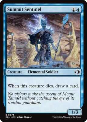 Magic: The Gathering - Lorwyn Eclipsed - Summit Sentinel - Normal - Anime Card Craze