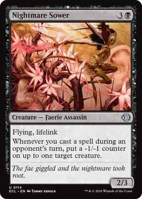Magic: The Gathering - Lorwyn Eclipsed - Nightmare Sower - 114 - Normal