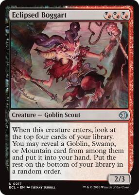 Magic: The Gathering - Lorwyn Eclipsed - Eclipsed Boggart - Normal - Anime Card Craze