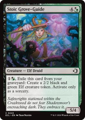 Magic: The Gathering - Lorwyn Eclipsed - Stoic Grove-Guide - Normal - Anime Card Craze