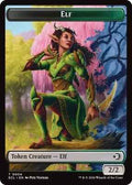 Magic: The Gathering - Lorwyn Eclipsed - Elf // Kithkin (0007) Double-Sided Token - 4 // 7 - Normal