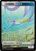 Magic: The Gathering - Lorwyn Eclipsed - Merfolk // Worm Double-Sided Token - Normal - Anime Card Craze