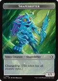Magic: The Gathering - Lorwyn Eclipsed - Shapeshifter // Merfolk Double-Sided Token - Normal - Anime Card Craze