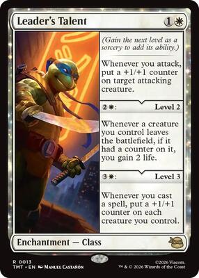 Magic: The Gathering - Teenage Mutant Ninja Turtles - Leader's Talent - Normal - Anime Card Craze
