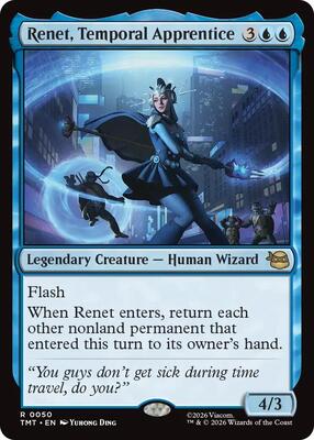Magic: The Gathering - Teenage Mutant Ninja Turtles - Renet, Temporal Apprentice - Normal - Anime Card Craze
