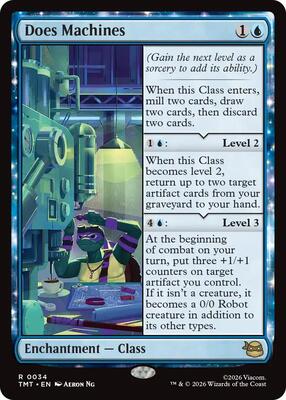 Magic: The Gathering - Teenage Mutant Ninja Turtles - Does Machines - Foil - Anime Card Craze