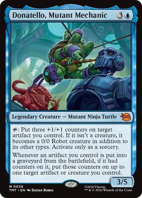 Magic: The Gathering - Teenage Mutant Ninja Turtles - Donatello, Mutant Mechanic - Normal - Anime Card Craze