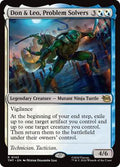 Magic: The Gathering - Teenage Mutant Ninja Turtles - Don & Leo, Problem Solvers - Normal - Anime Card Craze