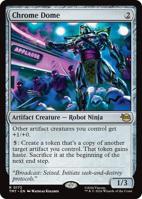Magic: The Gathering - Teenage Mutant Ninja Turtles - Chrome Dome - Foil - Anime Card Craze