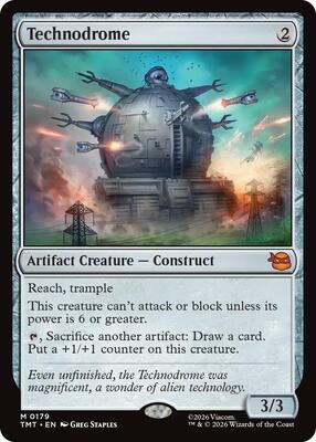 Magic: The Gathering - Teenage Mutant Ninja Turtles - Technodrome - Normal - Anime Card Craze