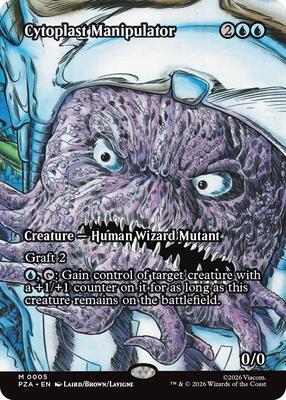 Magic: The Gathering - Teenage Mutant Ninja Turtles Source Material - Cytoplast Manipulator (Borderless) - Normal - Anime Card Craze