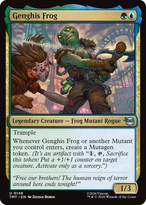 Magic: The Gathering - Teenage Mutant Ninja Turtles - Genghis Frog - Normal - Anime Card Craze