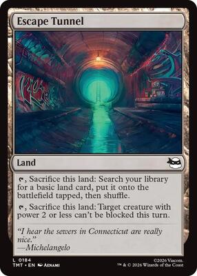 Magic: The Gathering - Teenage Mutant Ninja Turtles - Escape Tunnel - Normal - Anime Card Craze