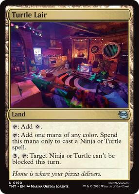 Magic: The Gathering - Teenage Mutant Ninja Turtles - Turtle Lair - Normal - Anime Card Craze