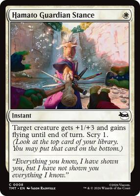 Magic: The Gathering - Teenage Mutant Ninja Turtles - Hamato Guardian Stance - Normal - Anime Card Craze