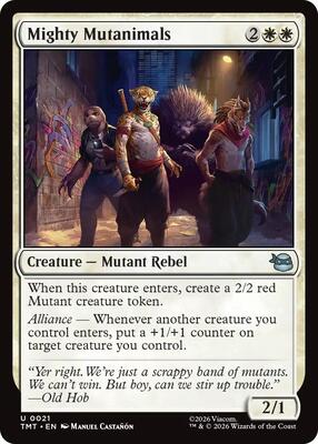 Magic: The Gathering - Teenage Mutant Ninja Turtles - Mighty Mutanimals - Normal - Anime Card Craze