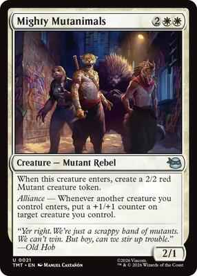 Magic: The Gathering - Teenage Mutant Ninja Turtles - Mighty Mutanimals - Uncommon – 21 - Normal