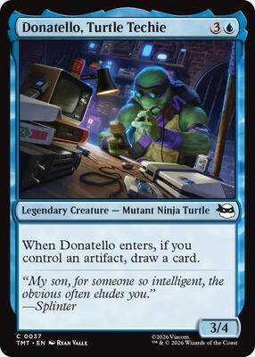 Magic: The Gathering - Teenage Mutant Ninja Turtles - Donatello, Turtle Techie - Normal - Anime Card Craze