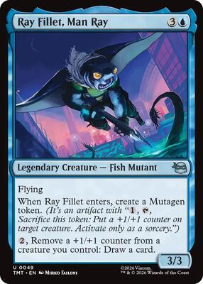 Magic: The Gathering - Teenage Mutant Ninja Turtles - Ray Fillet, Man Ray - Normal - Anime Card Craze