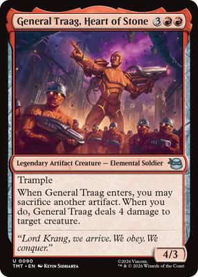 Magic: The Gathering - Teenage Mutant Ninja Turtles - General Traag, Heart of Stone - Normal - Anime Card Craze