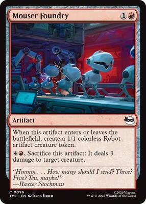 Magic: The Gathering - Teenage Mutant Ninja Turtles - Mouser Foundry - Normal - Anime Card Craze