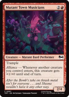 Magic: The Gathering - Teenage Mutant Ninja Turtles - Mutant Town Musicians - Normal - Anime Card Craze