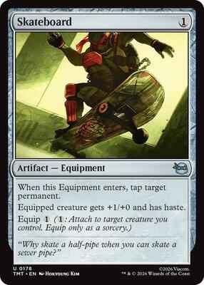 Magic: The Gathering - Teenage Mutant Ninja Turtles - Skateboard - Uncommon – 178 - Normal