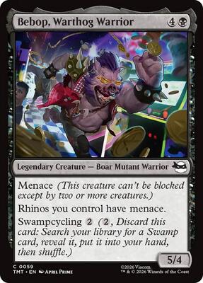 Magic: The Gathering - Teenage Mutant Ninja Turtles - Bebop, Warthog Warrior - Normal - Anime Card Craze