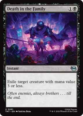 Magic: The Gathering - Teenage Mutant Ninja Turtles - Death in the Family - Uncommon – 61 - Normal