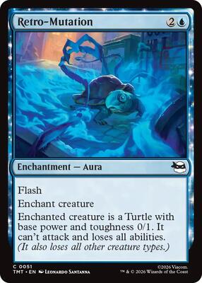 Magic: The Gathering - Teenage Mutant Ninja Turtles - Retro-Mutation - Normal - Anime Card Craze