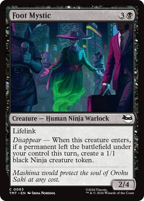 Magic: The Gathering - Teenage Mutant Ninja Turtles - Foot Mystic - Normal - Anime Card Craze