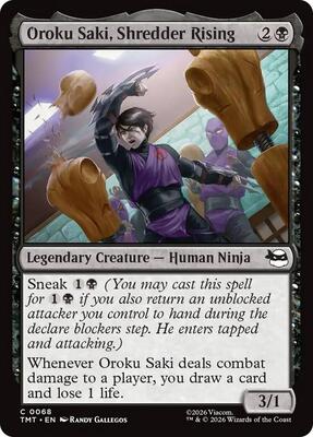 Magic: The Gathering - Teenage Mutant Ninja Turtles - Oroku Saki, Shredder Rising - Normal - Anime Card Craze