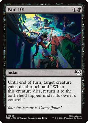 Magic: The Gathering - Teenage Mutant Ninja Turtles - Pain 101 - Normal - Anime Card Craze