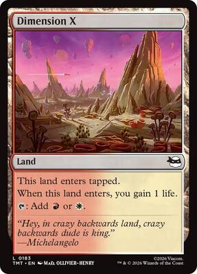 Magic: The Gathering - Teenage Mutant Ninja Turtles - Dimension X - Land – 183 - Normal