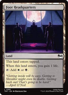 Magic: The Gathering - Teenage Mutant Ninja Turtles - Foot Headquarters - Normal - Anime Card Craze