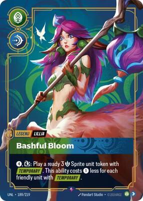 Riftbound: League of Legends Trading Card Game - Unleashed - Lillia - Bashful Bloom - Rare - Foil