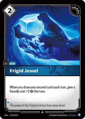 Riftbound: League of Legends Trading Card Game - Unleashed - Frigid Jewel - Uncommon - Normal