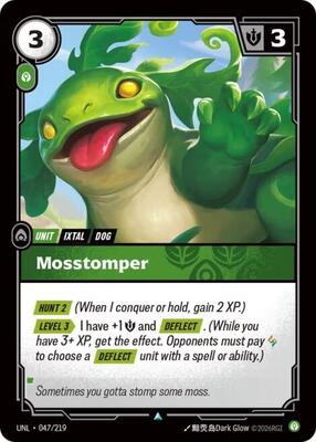 Riftbound: League of Legends Trading Card Game - Unleashed - Mosstomper - Uncommon - Normal
