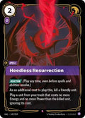 Riftbound: League of Legends Trading Card Game - Unleashed - Heedless Resurrection - Rare - Foil