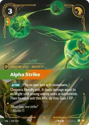 Riftbound: League of Legends Trading Card Game - Unleashed - Alpha Strike - 192/219 - Epic - Foil
