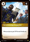 Riftbound: League of Legends Trading Card Game - Unleashed - Scrutinizing Sergeant - Common - Normal