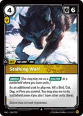 Riftbound: League of Legends Trading Card Game - Unleashed - Stalking Wolf - 166/219 - Uncommon - Foil